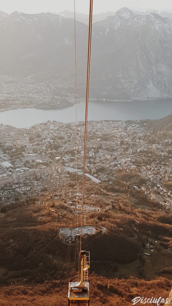 Vista dalla Funicolare ai Piani D’Erna