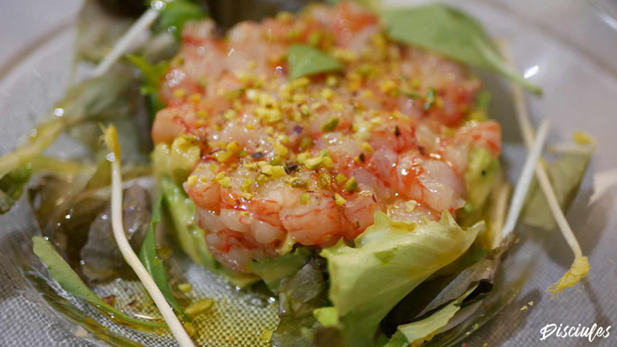 sciakisciuka tartare di gambero