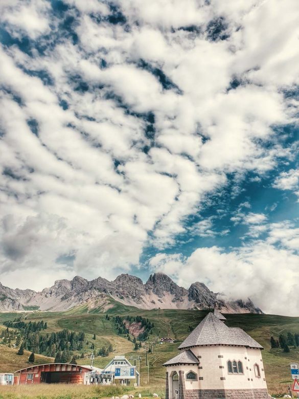val di fassa fuciade parcheggio